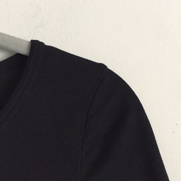 SOLD! BP Basic Ribbed Lettuce Edge Baby Tee - Picture 3 of 8